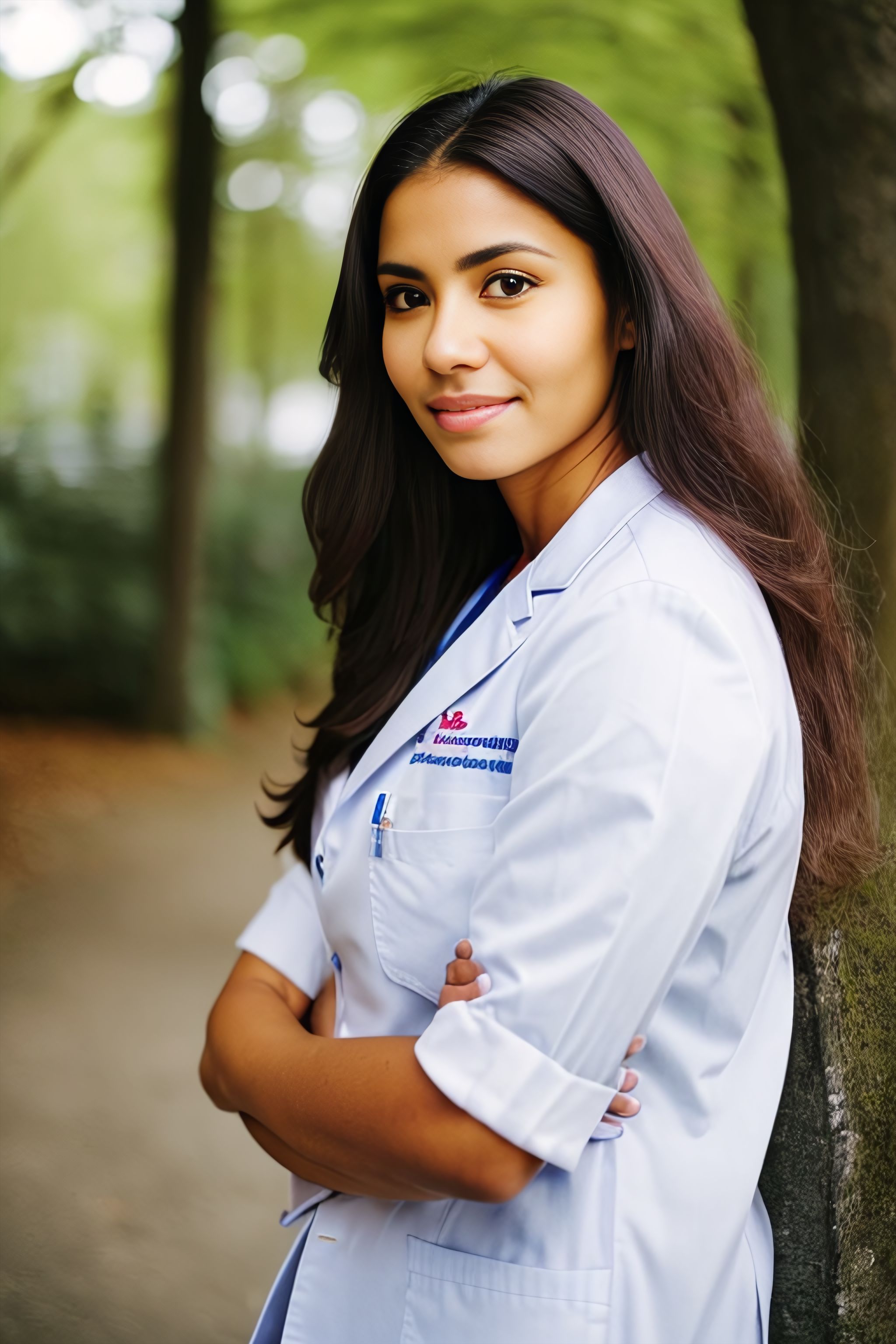 Portrait generated with Stable Diffusion.